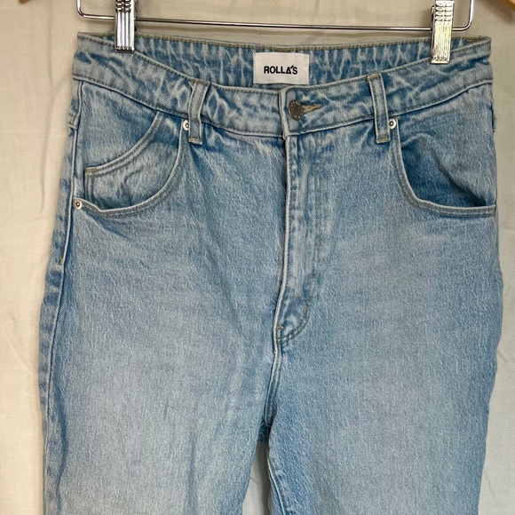 Rolla's Dusters High Rise Slim Distressed Jeans - Picture 1 of 5